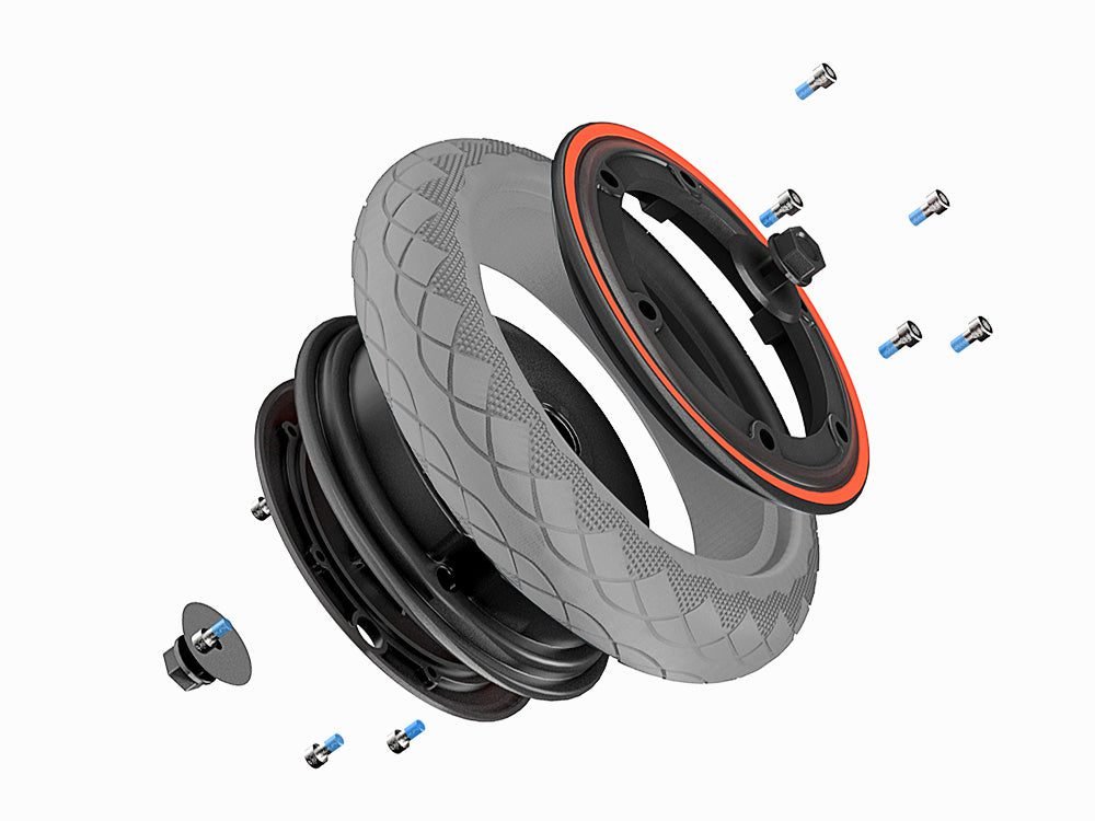 Hiboy S2R Plus Electric Scooter: Split Wheel Design