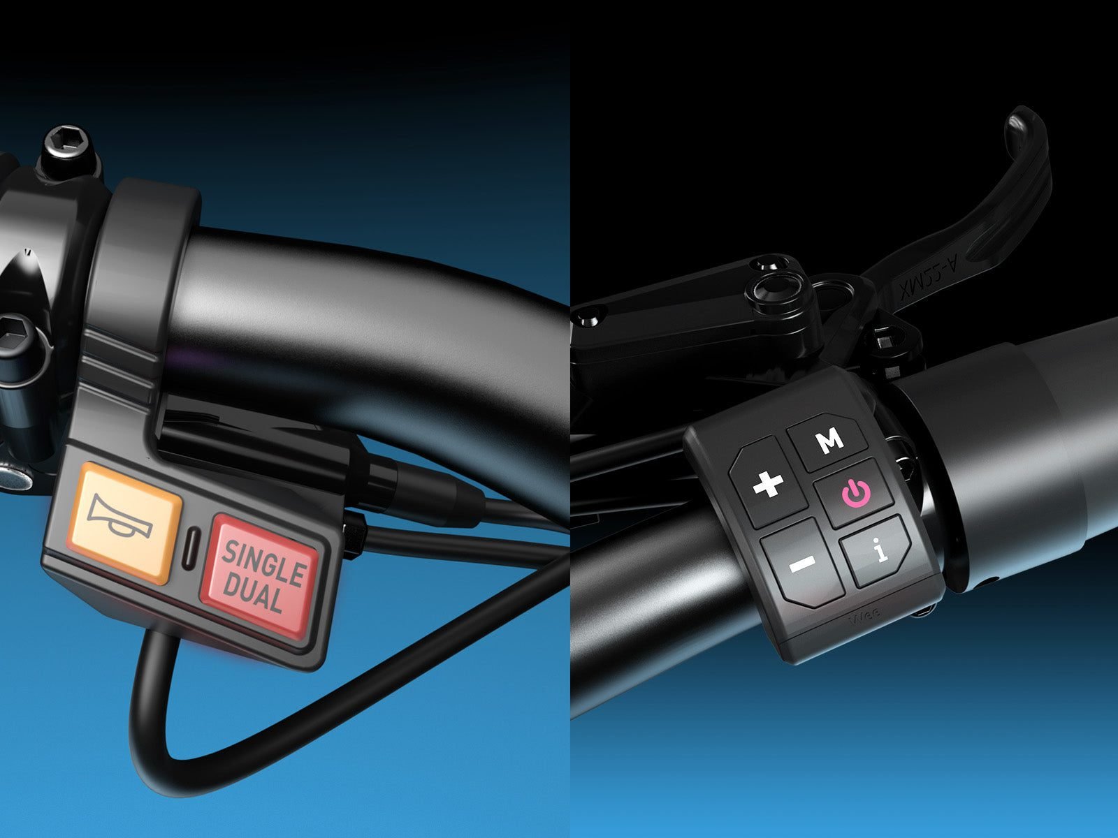 TITAN PRO handlebar controls
