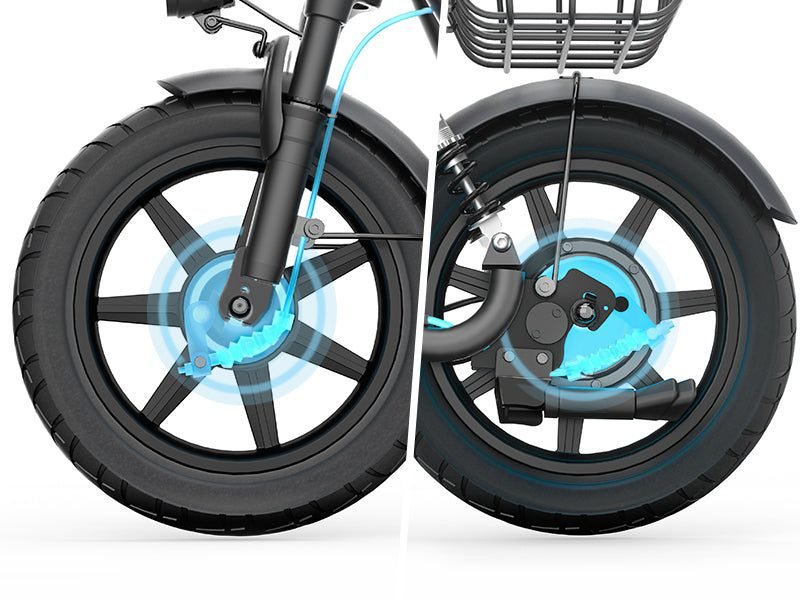 Hiboy U2: E-brake plus drum brake