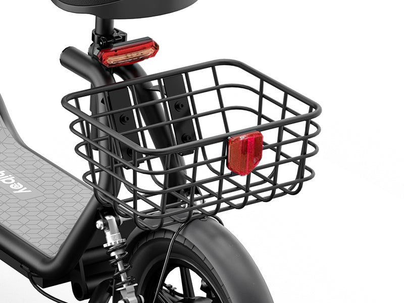 Hiboy U2 Electric Scooter with Seat: Reliable Dual Drum Brakes