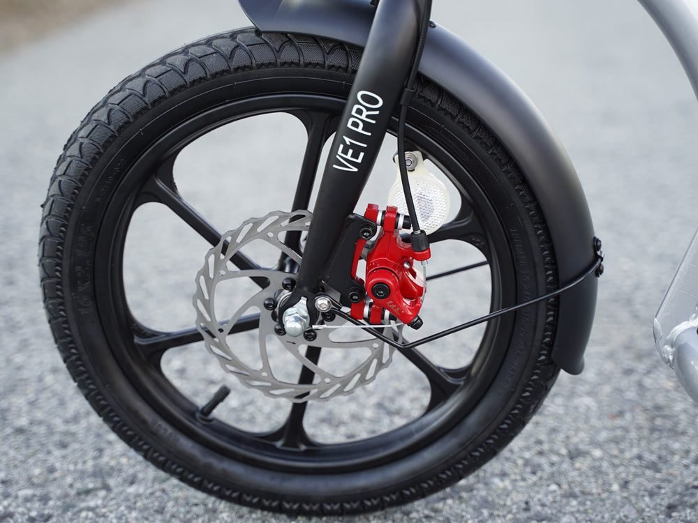 Hiboy VE1 Pro Electric Scooter: Dual Brakes System