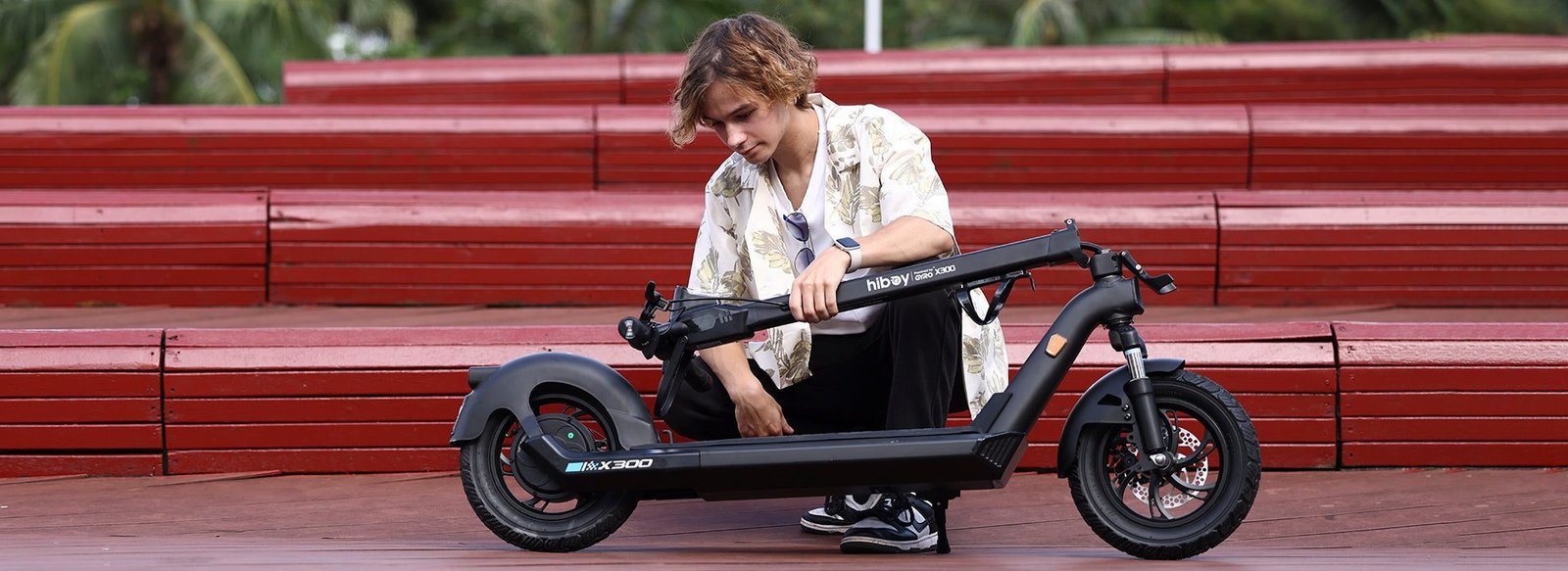 Hiboy X300 Big-Wheel Electric Scooter feature banner 5