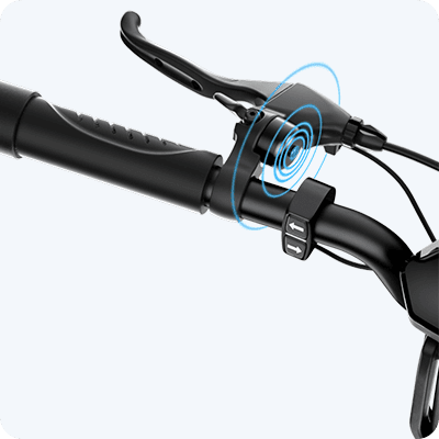 Hiboy X300 Big-Wheel Electric Scooter: Turn Signals with Audible Alerts
