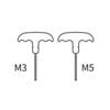 T-handle hex keys (2)