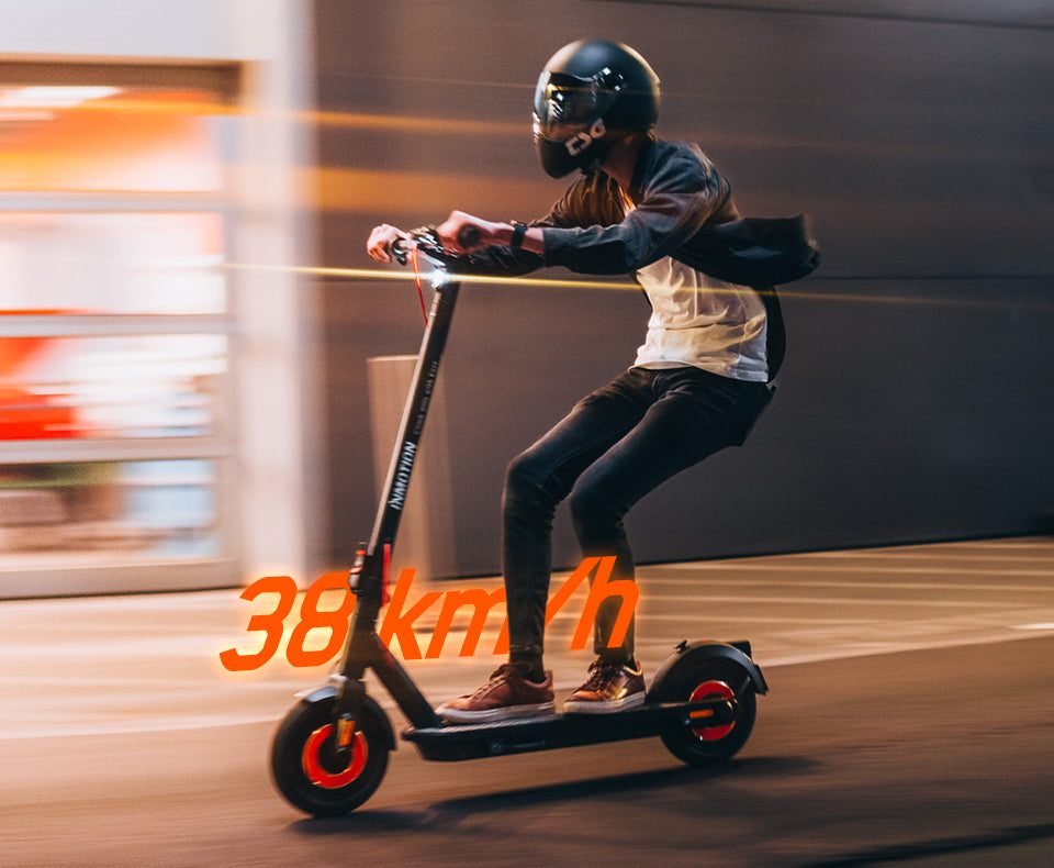 Riding the dual motor Climber at speed