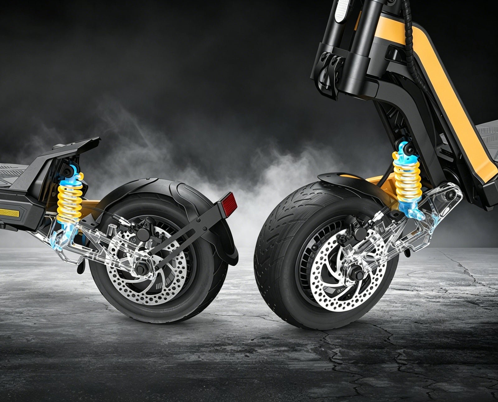 Suspension and wide tires