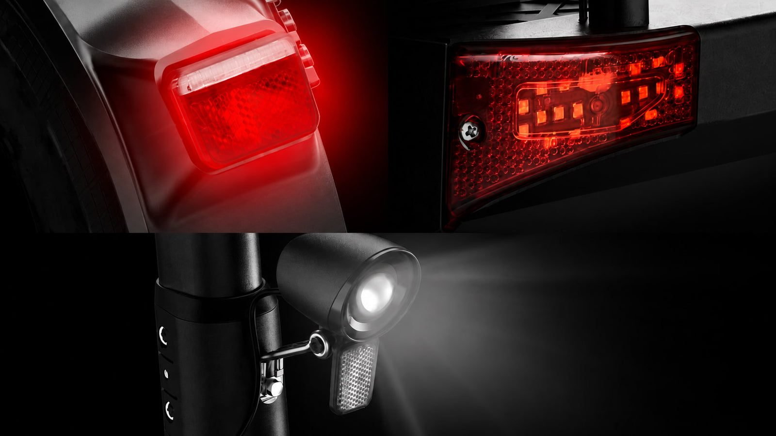 Headlight and turn signals at night