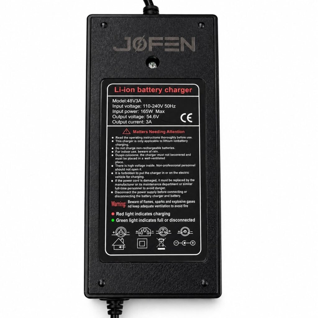 JOYOR S5-Z 48V 3A Fast Charger, US/EU Plug Options, photo 3