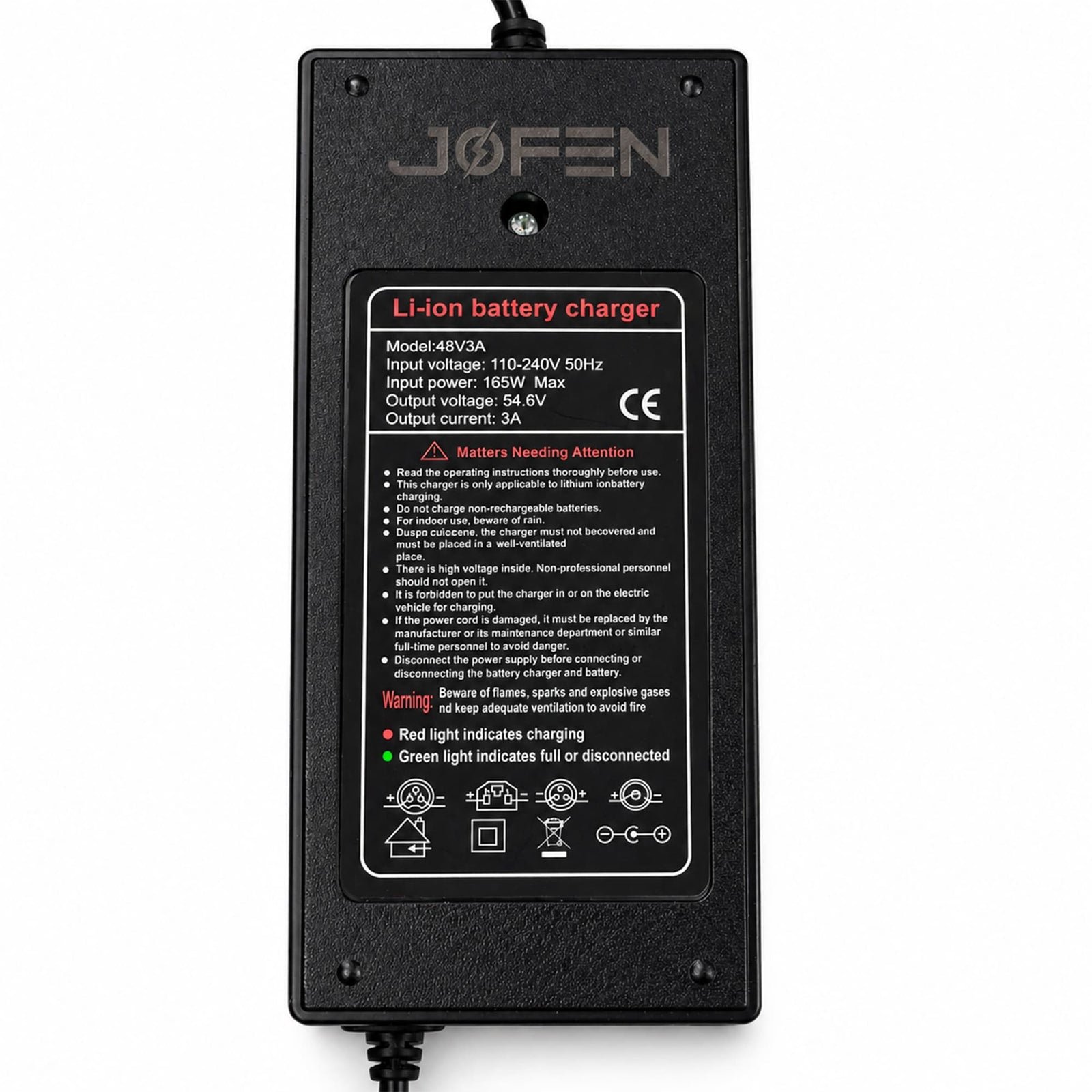 JOYOR S5-Z fast battery charger, detail