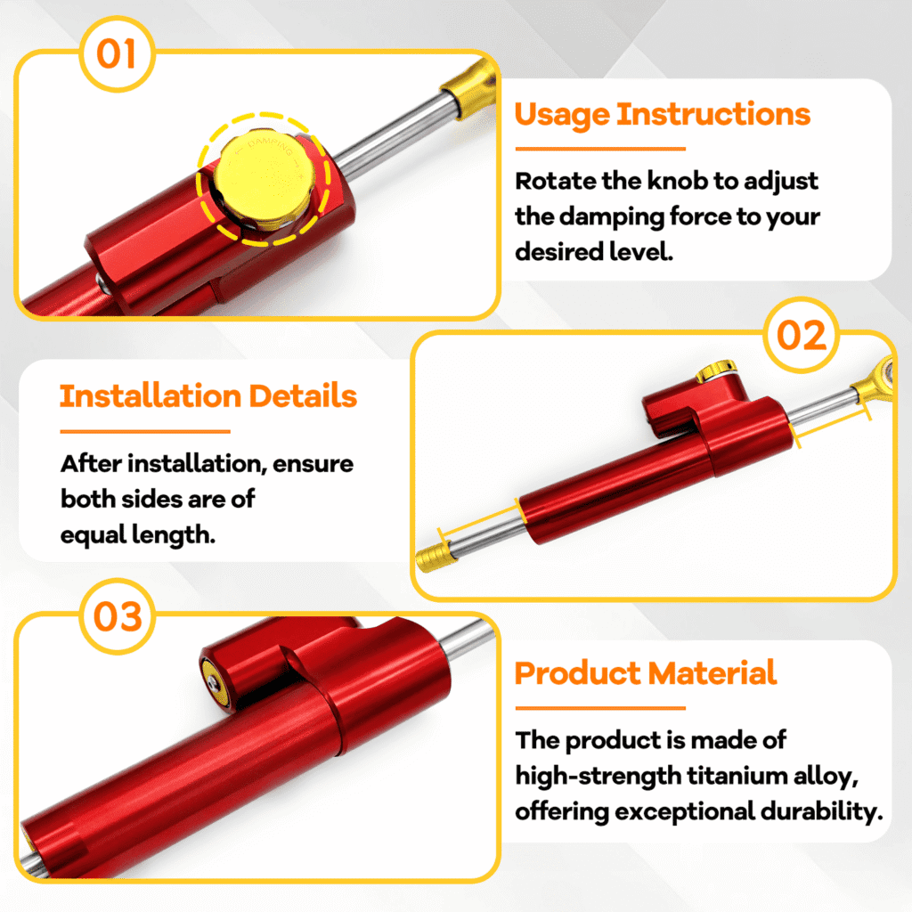 JOYOR Steering Damper, photo 6