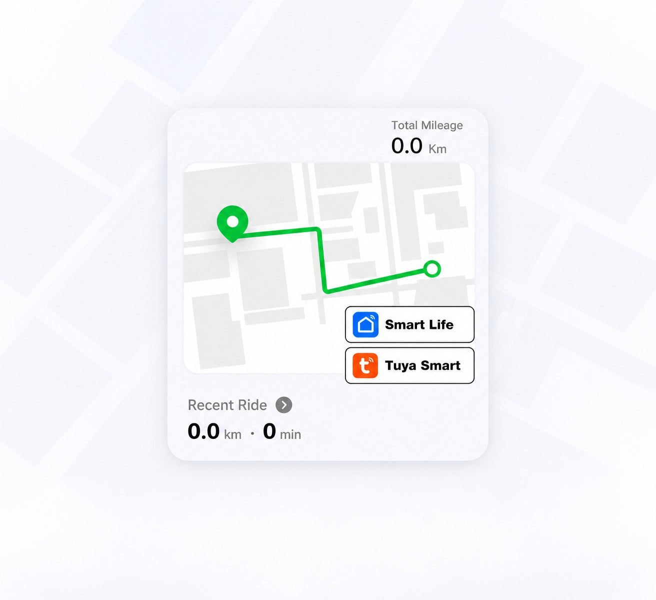 JOYOR T10 electric scooter ride history in the app