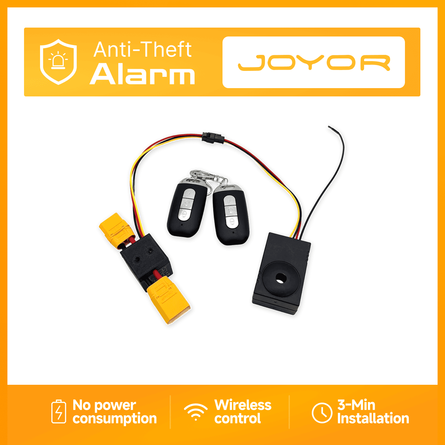JOYOR electric scooter anti-theft alarm, hidden install