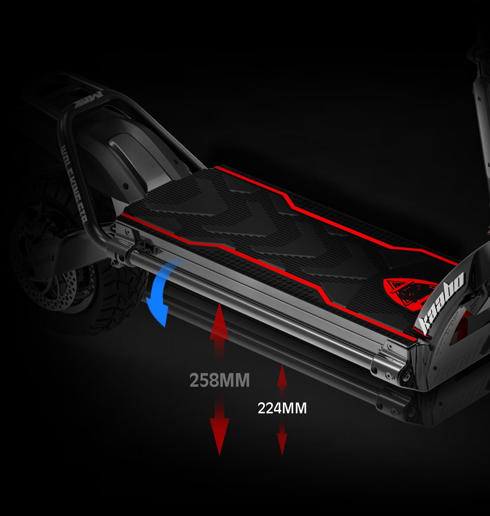 Kaabo King GTR Max deck height