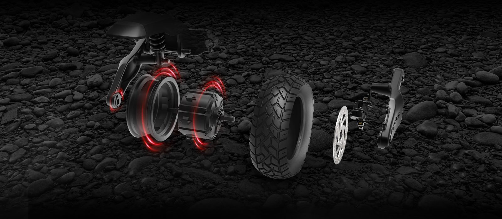 Kaabo King GTR Max electric scooter separable motor