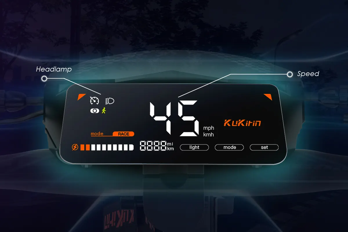 KUKIRIN G2 touch display