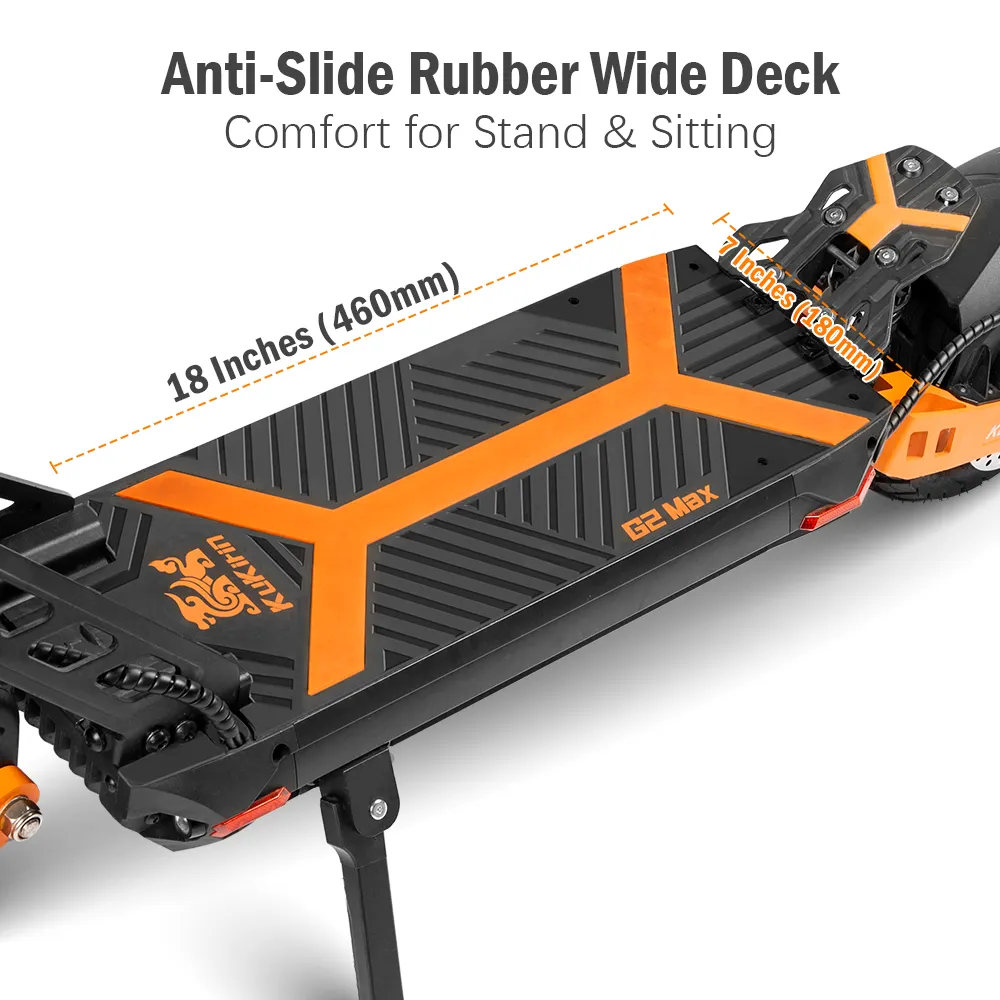 G2 Max anti-slip rubber deck