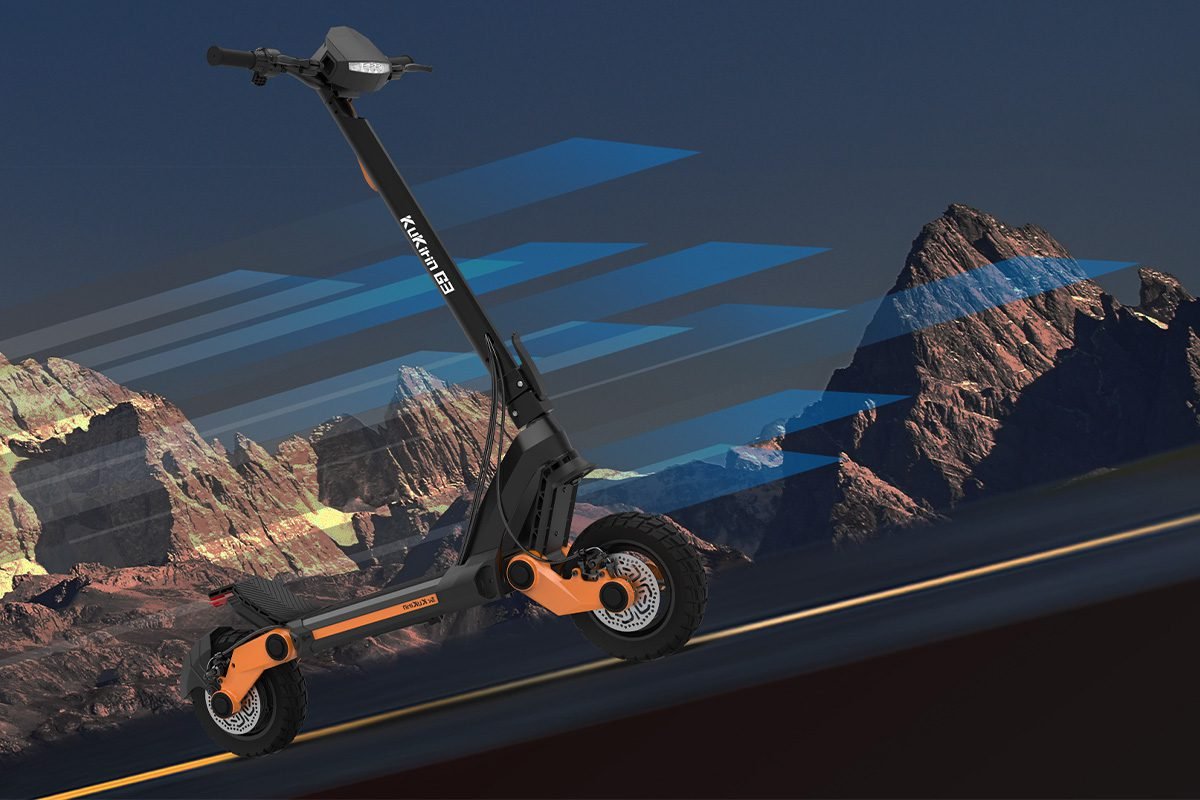 KUKIRIN G3 climbs 23° slopes