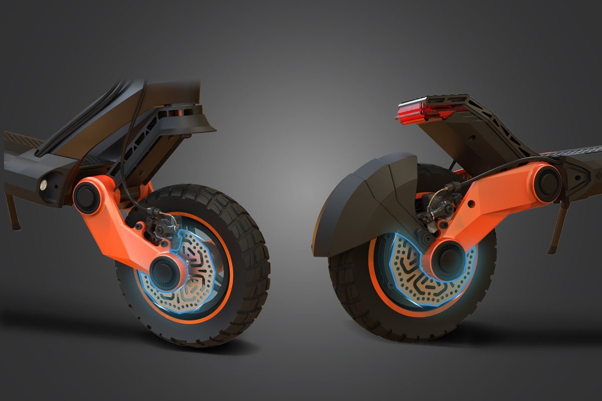 KUKIRIN G3 140 mm disc brakes
