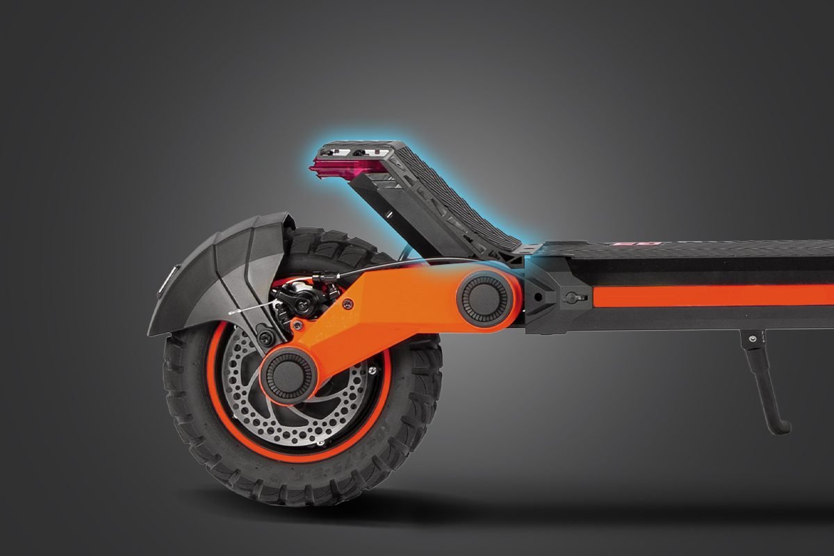 KUKIRIN G3 wide rear footrest