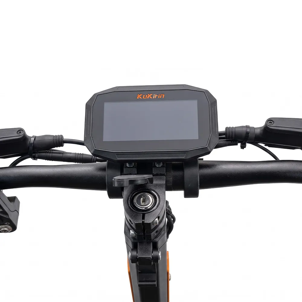 KUKIRIN G3 Pro display in gear 1, 15 mph