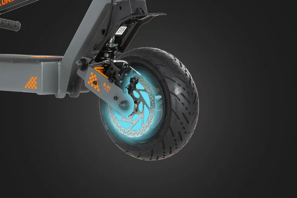 KUKIRIN G4 dual disc brakes