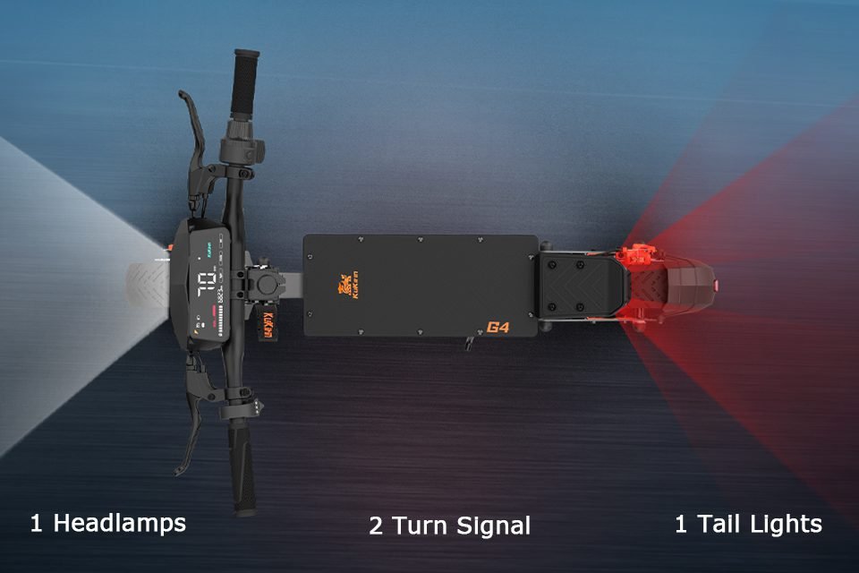KUKIRIN G4 lights all around