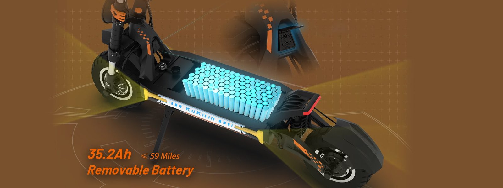 KUKIRIN G4 Max removable 35.2Ah battery