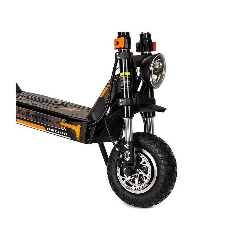 G4 Max front wheel, headlight and hydraulic fork