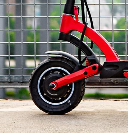 Dual shocks and tires