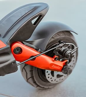 Dual shocks and tires