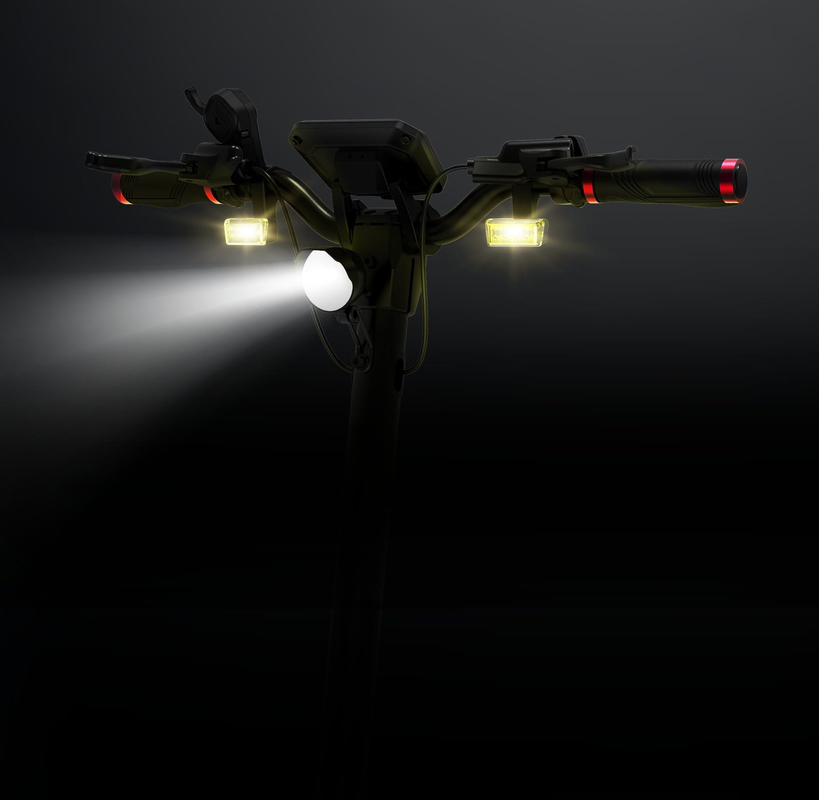 App-set LED lights, close-up