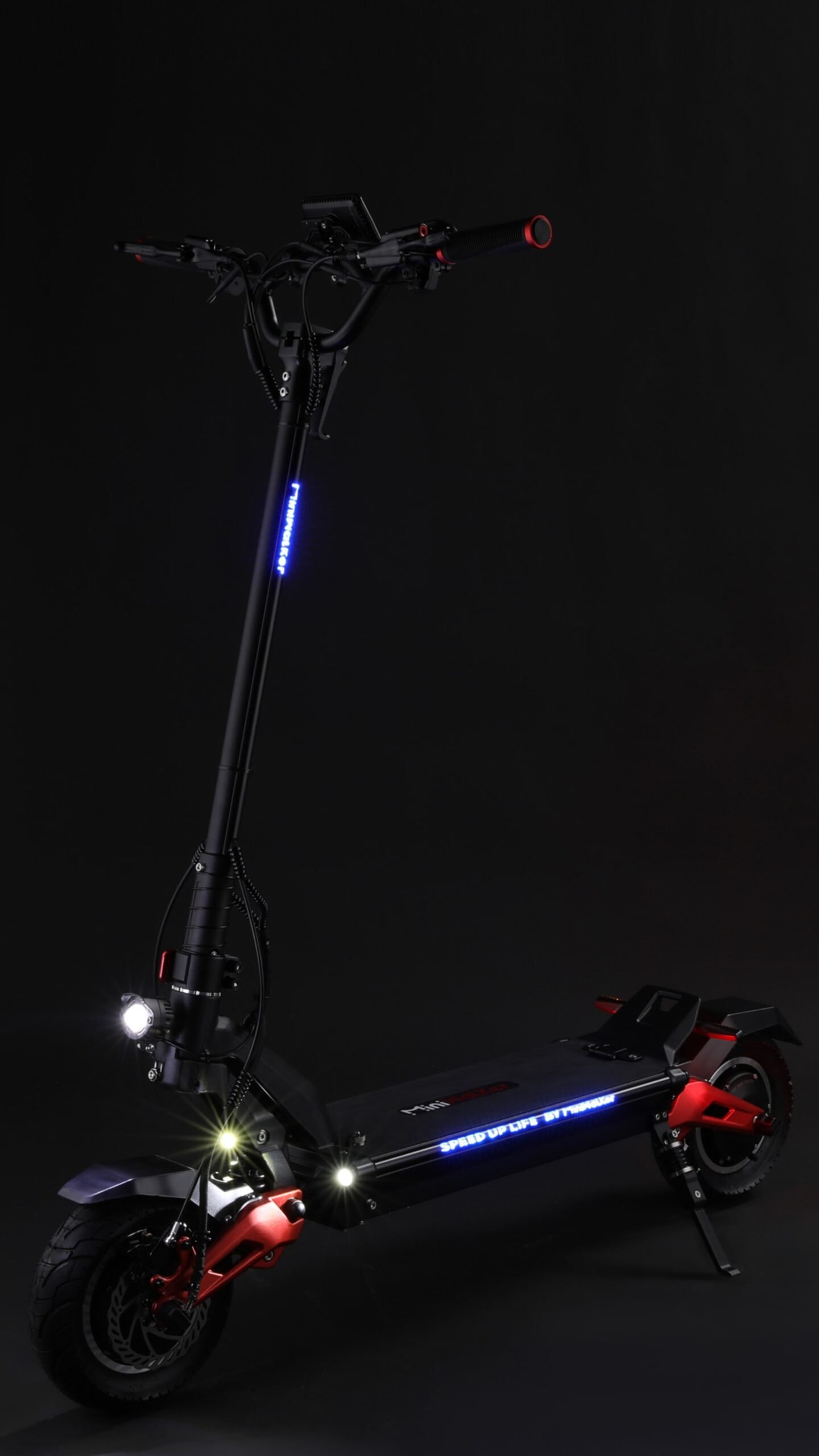 Lights on at night