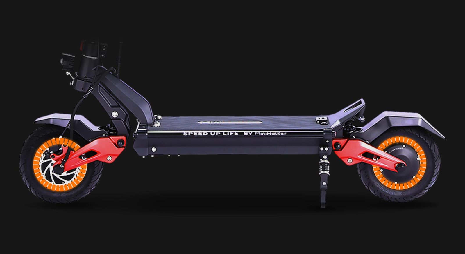 Miniwalker dual motor electric scooter Tiger 10 Pro+ motors