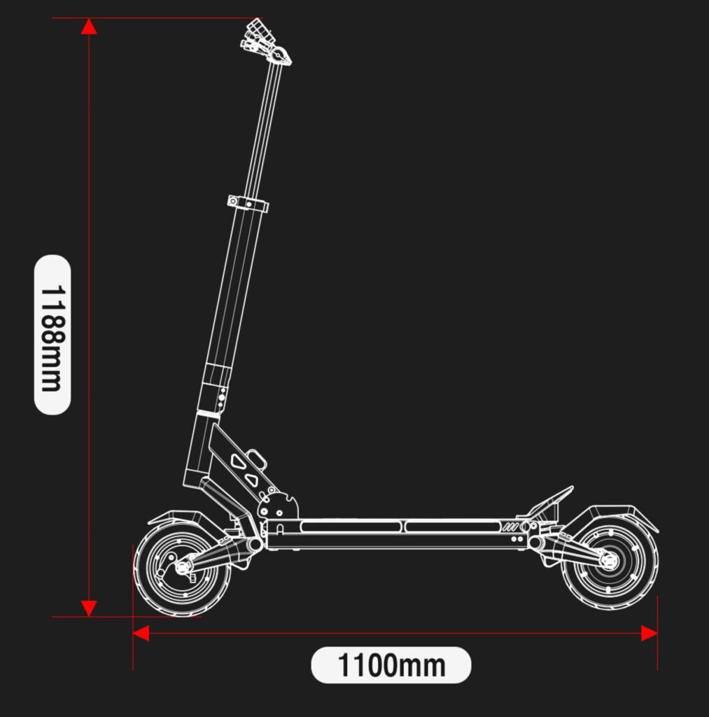 Miniwalker Tiger 8 Pro electric scooter, photo 6