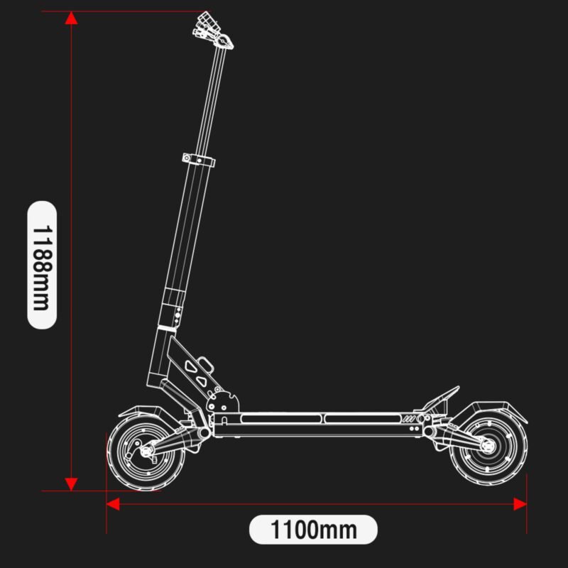 Miniwalker Tiger 8 Pro electric scooter, photo 6