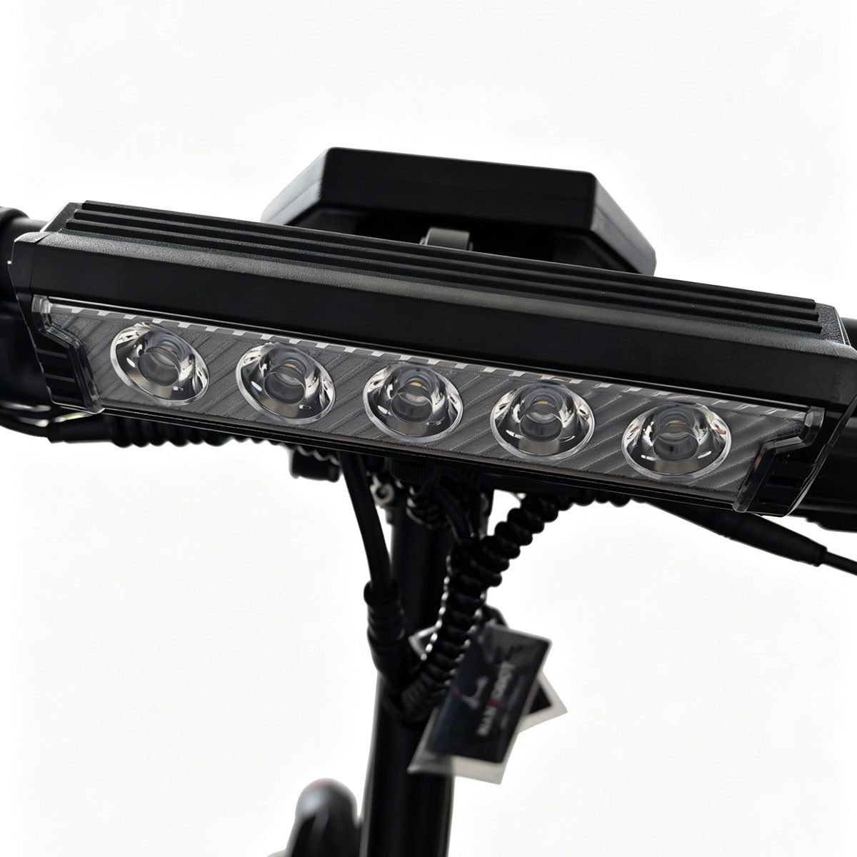 5-LED headlight, front view