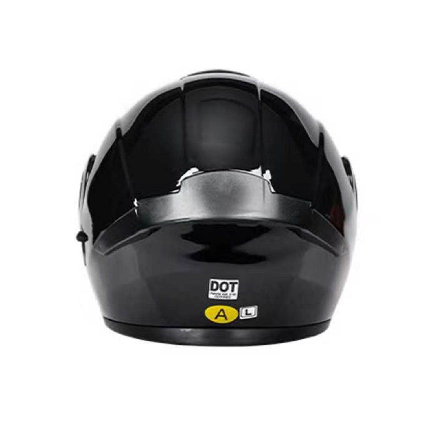 NANROBOT electric scooter full face helmet, rear view