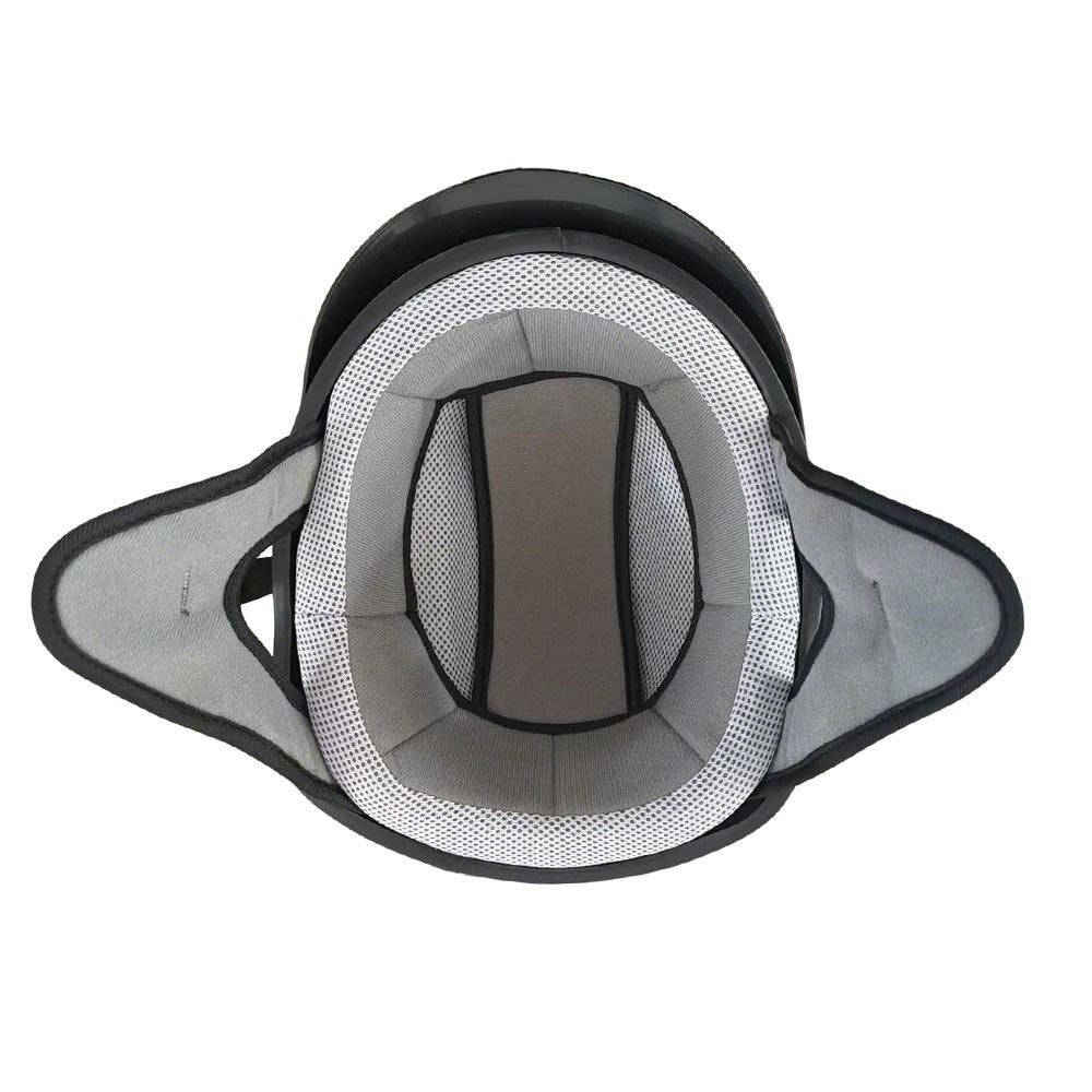 NANROBOT electric scooter half helmet on a rider