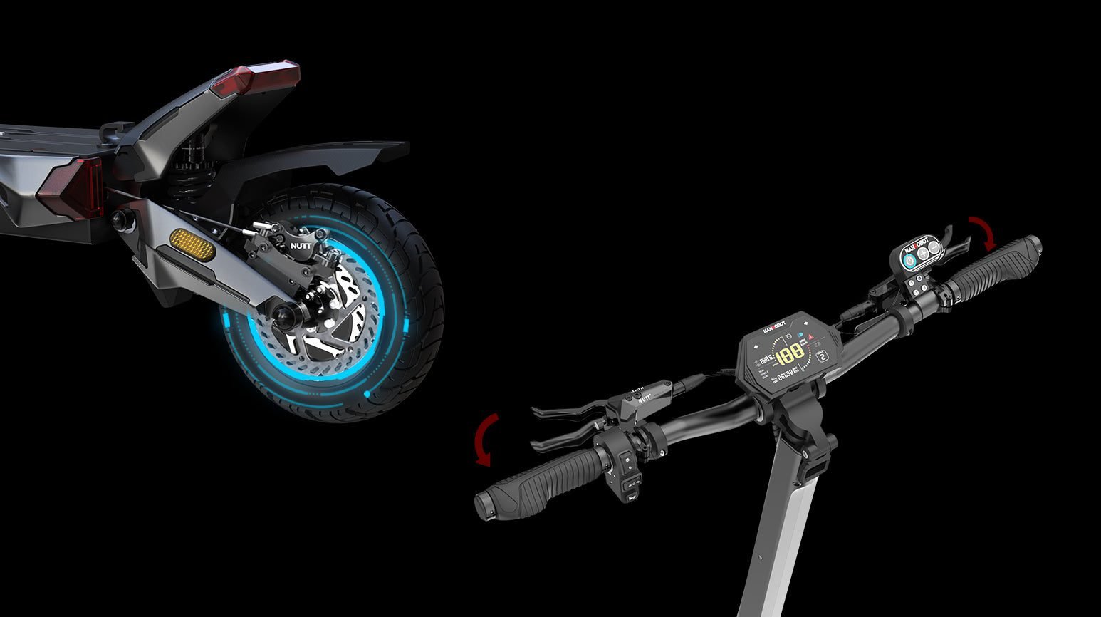NUTT hydraulic brakes + EBS