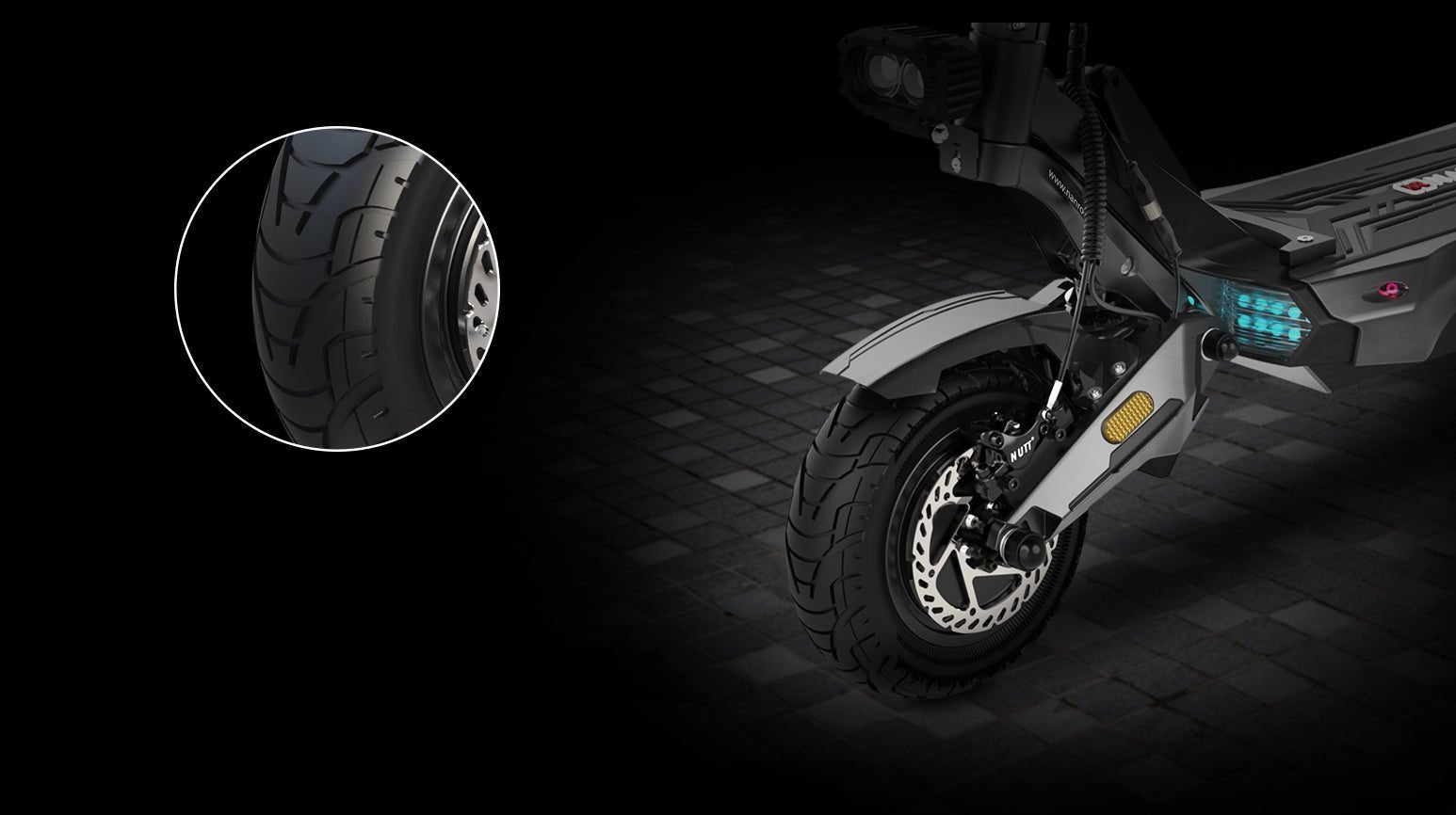 10-inch road tires