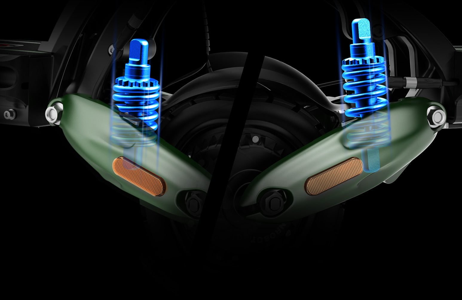 NANROBOT D6+MAX electric scooter, nanrobot d6+max hydraulic suspension