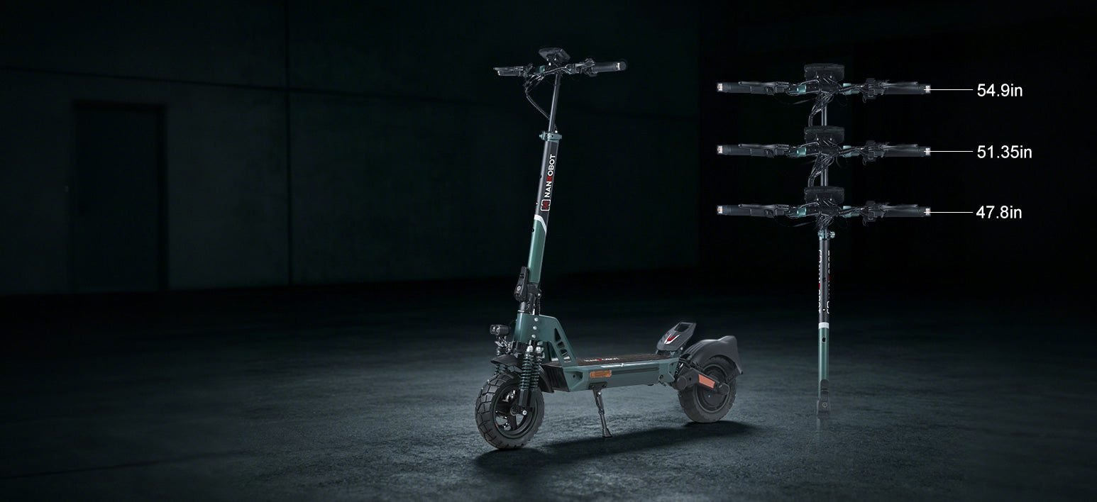 NANROBOT G1 electric scooter, three handlebar heights
