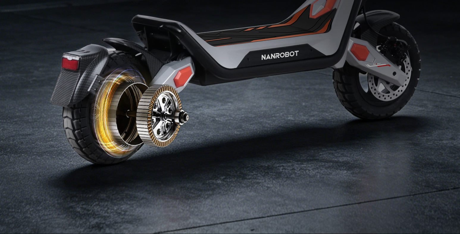 800 W motor, 28 mph