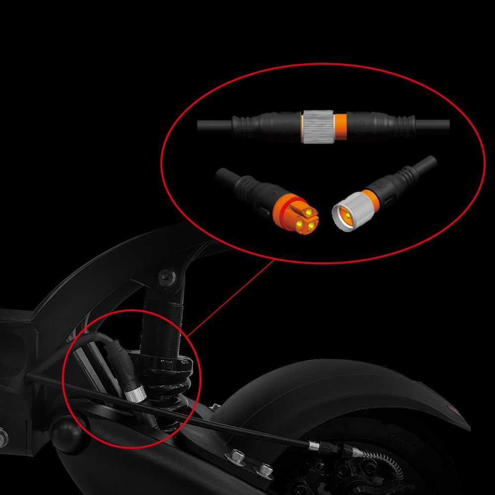 NANROBOT Lightning Pro electric scooter, quick-release motor connector