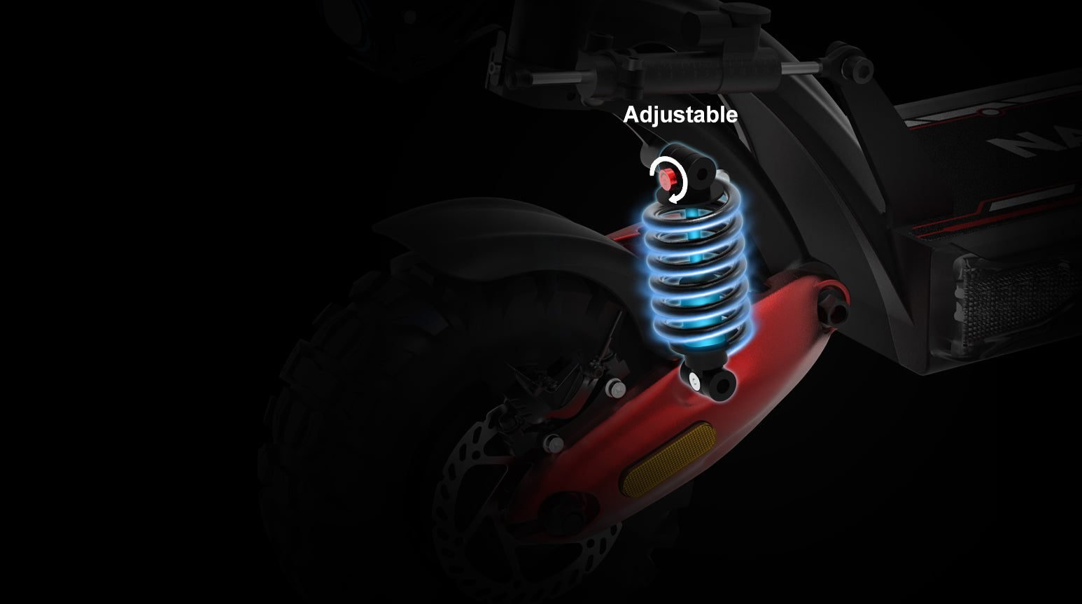 NANROBOT LS7+ 72V electric scooter, nanrobot ls7+ 72v adjustable hydraulic suspension