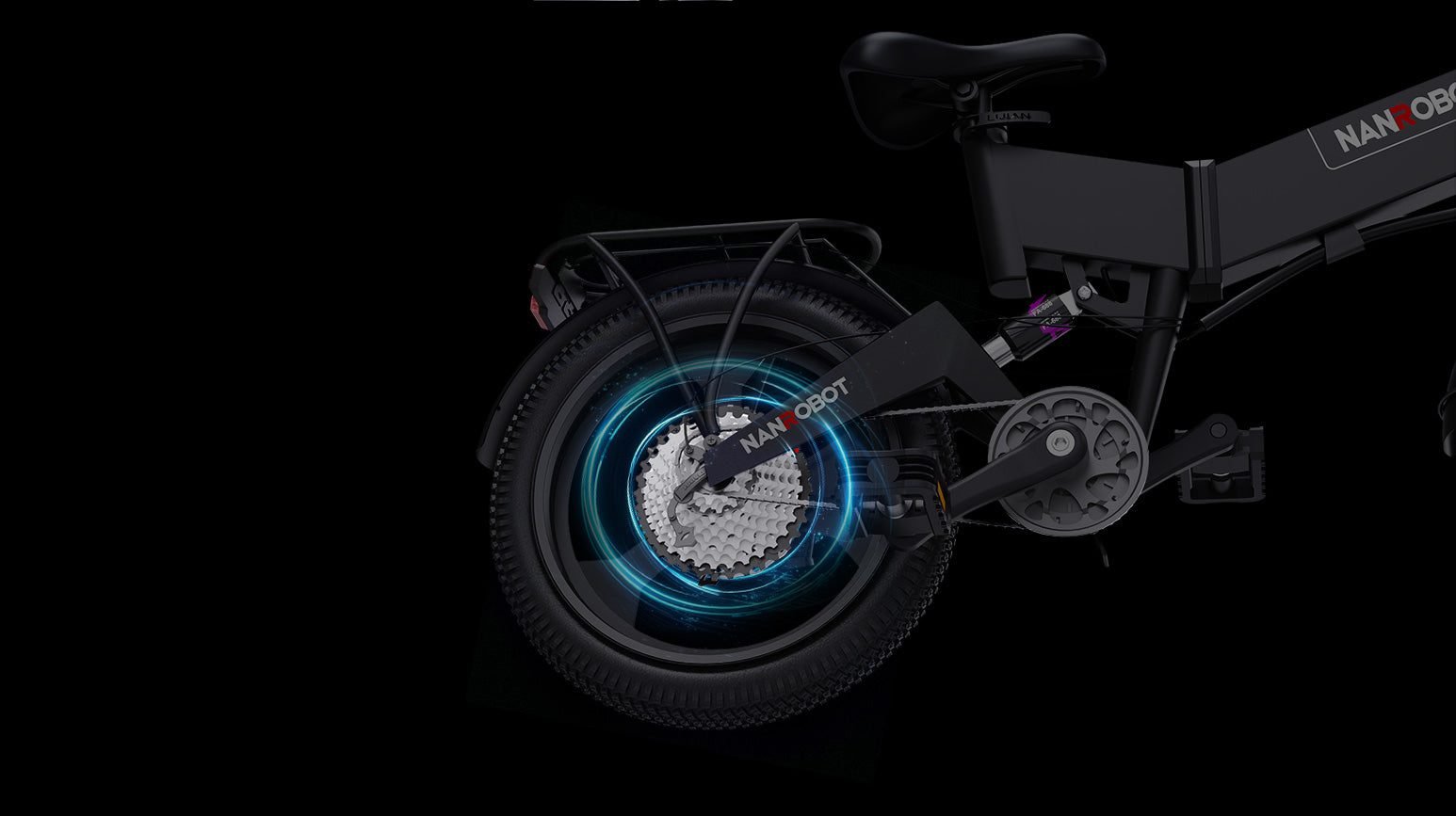 NANROBOT N1 20-Inch electric bike, shimano 7-speed system