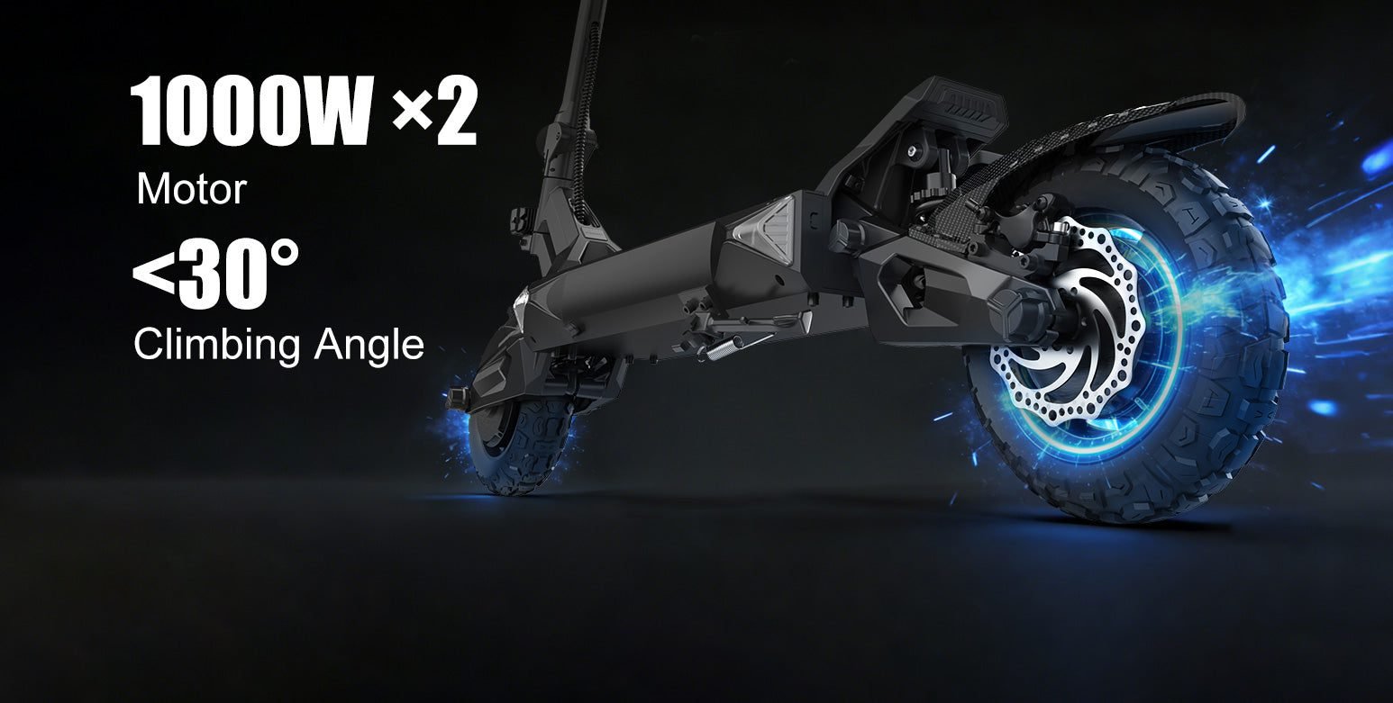NANROBOT R6 electric scooter, two 1,000 w motors