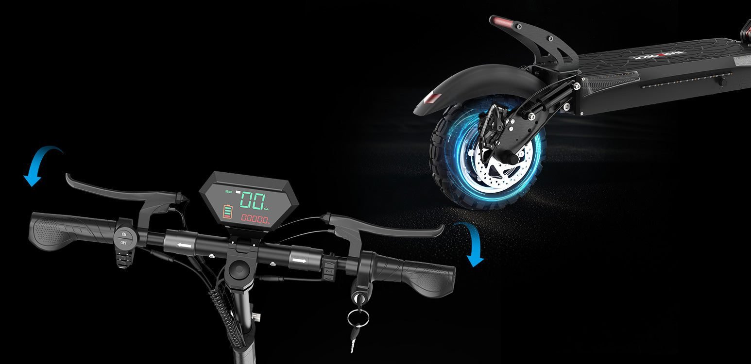 Dual disc brakes + EBS