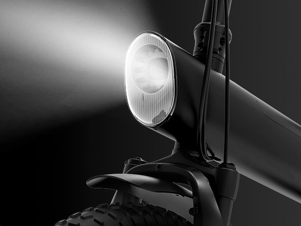 NANROBOT Q3 electric bike, bright headlight