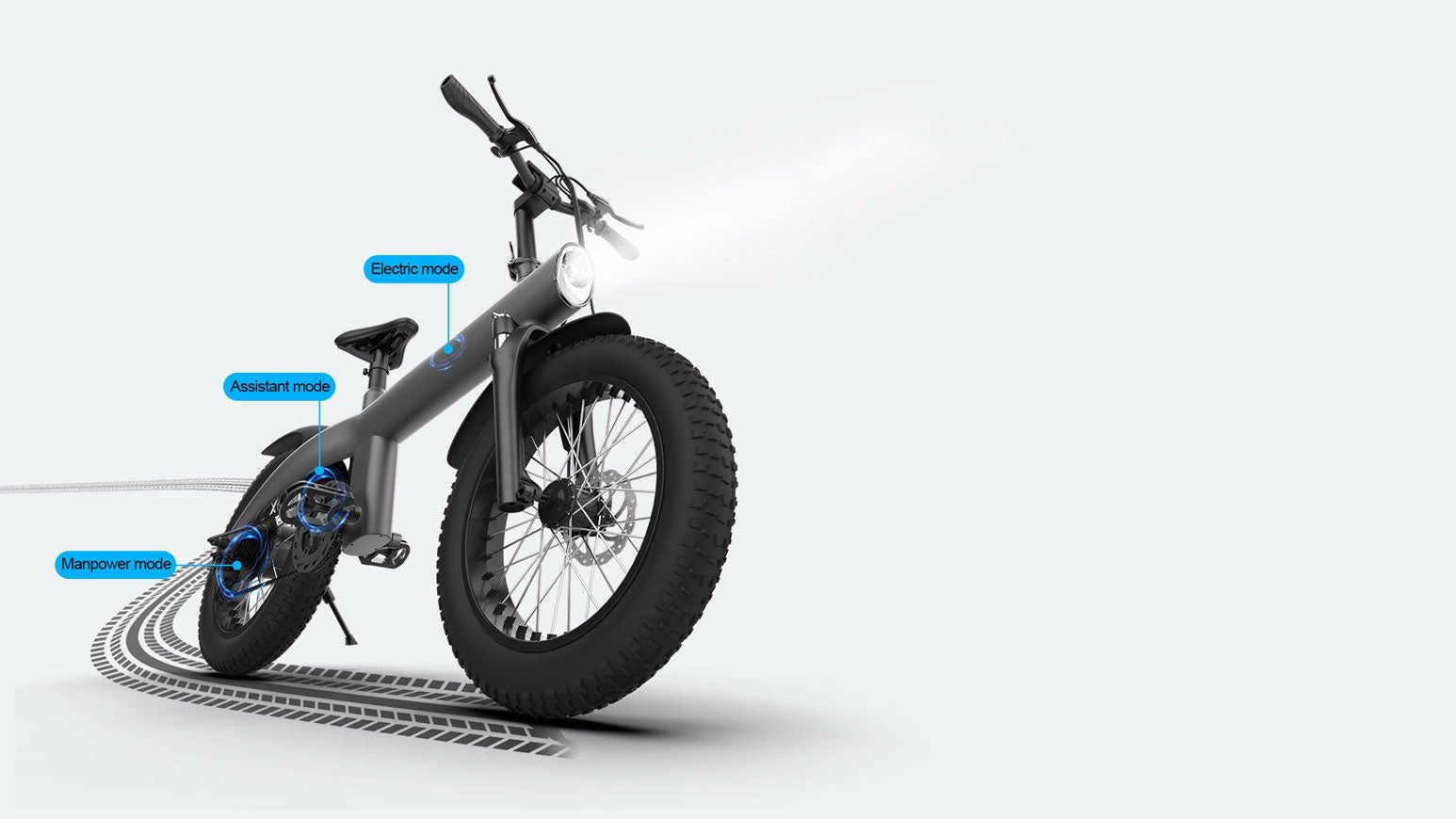 NANROBOT Q3 electric bike, modes for every ride